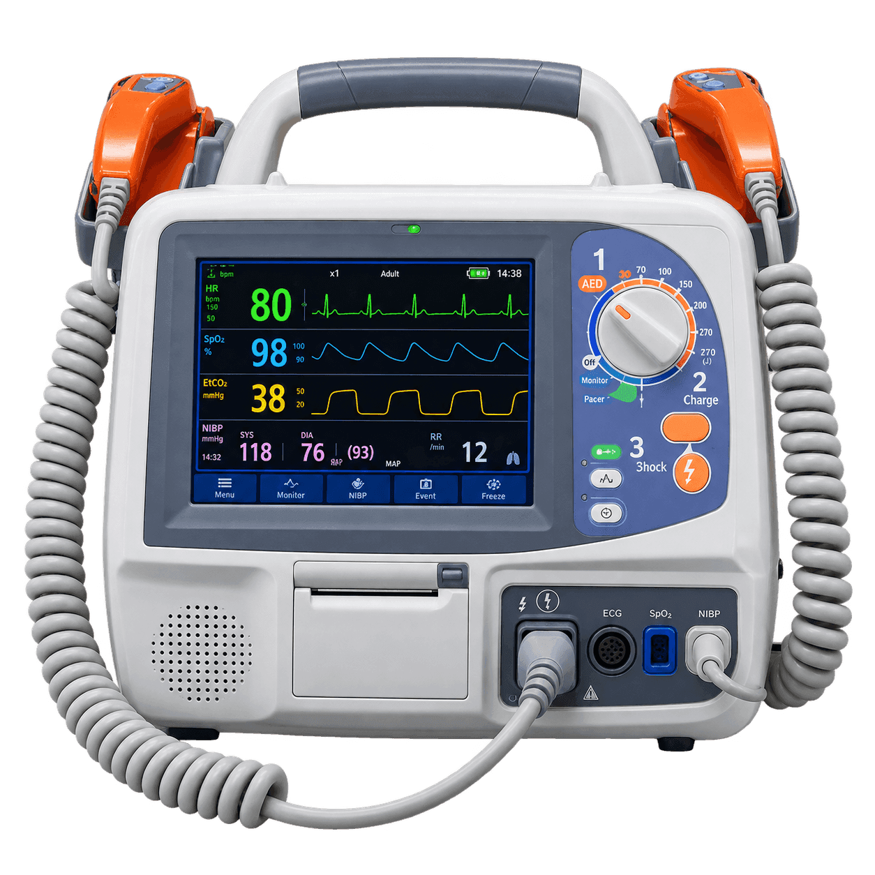 Дефибриллятор-монитор Nihon Kohden cardiolife TEC-5631 — изображение оборудования